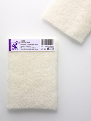 Ideen Flyfel - pre-felt merino wool fibre fabric (natural) 112cm wide - NEW QUALITY