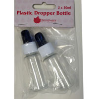 Woodware Plastic Dropper Bottles - pack of 2 