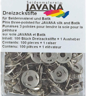 Javana 3-prong Silk Pins pack of 100 OUT OF STOCK