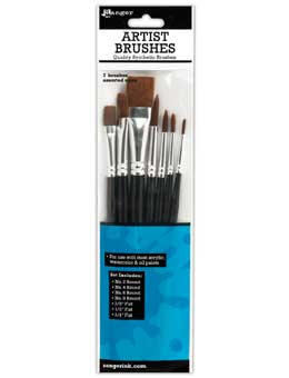 Ranger Artist Brushes set of 7 ( left)