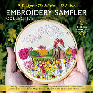 "Embroidery Sampler Collective" C & T Publishing NEW