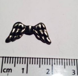 Angel/Fairy Wings charm - silver (41)