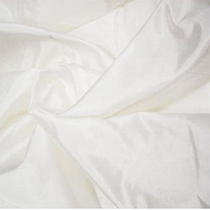 White Silk Dupion 12 114cm wide NEW