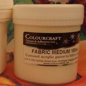 Colourcraft Textile/Fabric Medium for acrylic paint 100g NEW