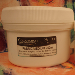 Colourcraft Textile/Fabric Medium for acrylic paint 250g NEW