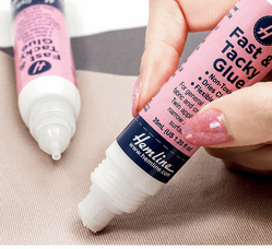 Hemline Fast & Tacky Glue - twin applicator 