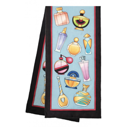 Parfum by Pierre Willocq - H Dupont ready-outlined 180cm long silk scarf (4) DISC