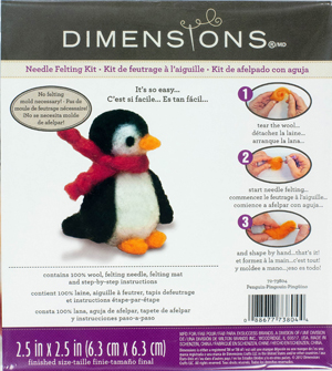 Dimensions Penguin Needle Felting Kit (6)