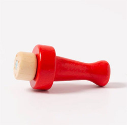 Red Wooden Needle Felting Handle for 4 needles (7)