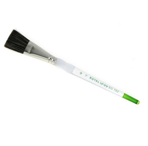 Royal & Langnickel - Soft Grip Glaze Taklon Flat Brush 3/4" SOLD OUT