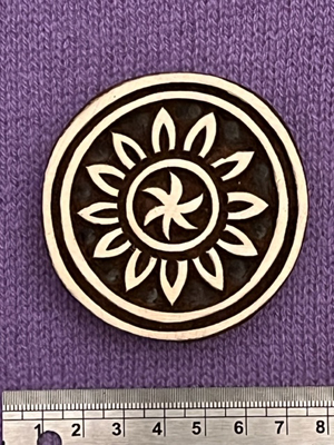 Large Circle Wood Block Stamp 2 (3)