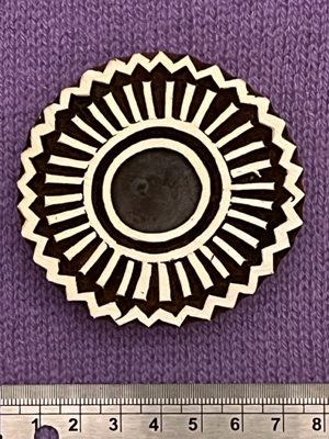 Large Circle Wood Block Stamp 5 (6)