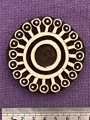 Large Circle Wood Block Stamp 6 (3)