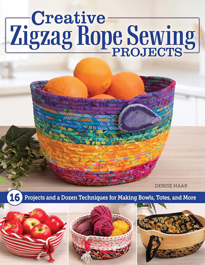 "Creative Zigzag Rope Sewing projects" Denise Haar NEW