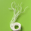 Ideen White Hand-sewn Silk Cord, by the metre