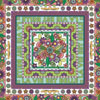 La Vie en Fleurs H Dupont ready-outlined 45x45cm square silk scarf NEW DUE JUNE (don't order yet)
