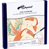 The Flight H Dupont ready-outlined 180cm long silk scarf NEW DUE JUNE (don't order yet)