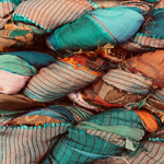 Mohave Oyster (Rust,Turq & Gold) (4) NEW