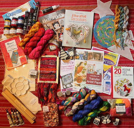 Collage celebrating 30 years at Rainbow Silks